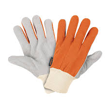 Guantes de carnaza y loneta, uso ligero, unitalla, TRUPER