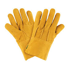 Guantes de carnaza, cortos, unitalla, PRETUL