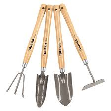 Juego de 4 herramientas para jardín, mango 12-1/4', TRUPER