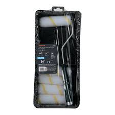 Kit de rodillo para pintar, 4' (maneral, charola y 5 felpas)