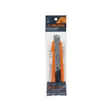 [CUT-6] Cutter 18 mm reforzado de plástico con alma metálica, Truper