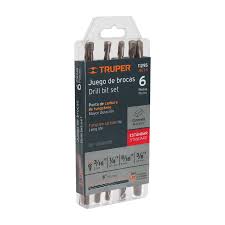 [JBCT-6] Juego de 6 brocas para concreto, TRUPER