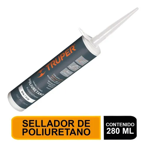 [SEPO-280G] Sellador de poliuretano de 280 ml, gris, Truper