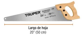 [STD-20] Serrucho 20' Dorado, 8 DPP, Truper